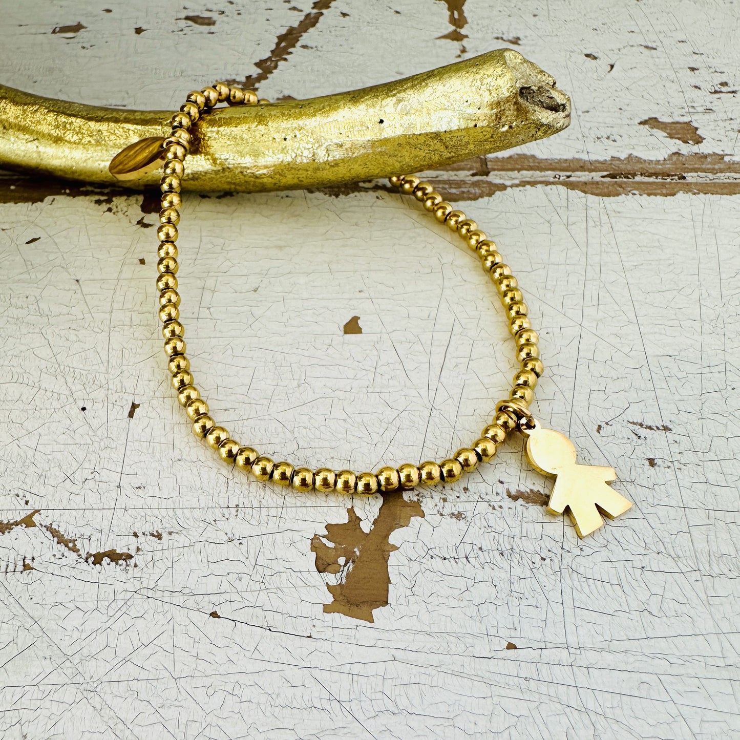 Kugelarmband mit Junge