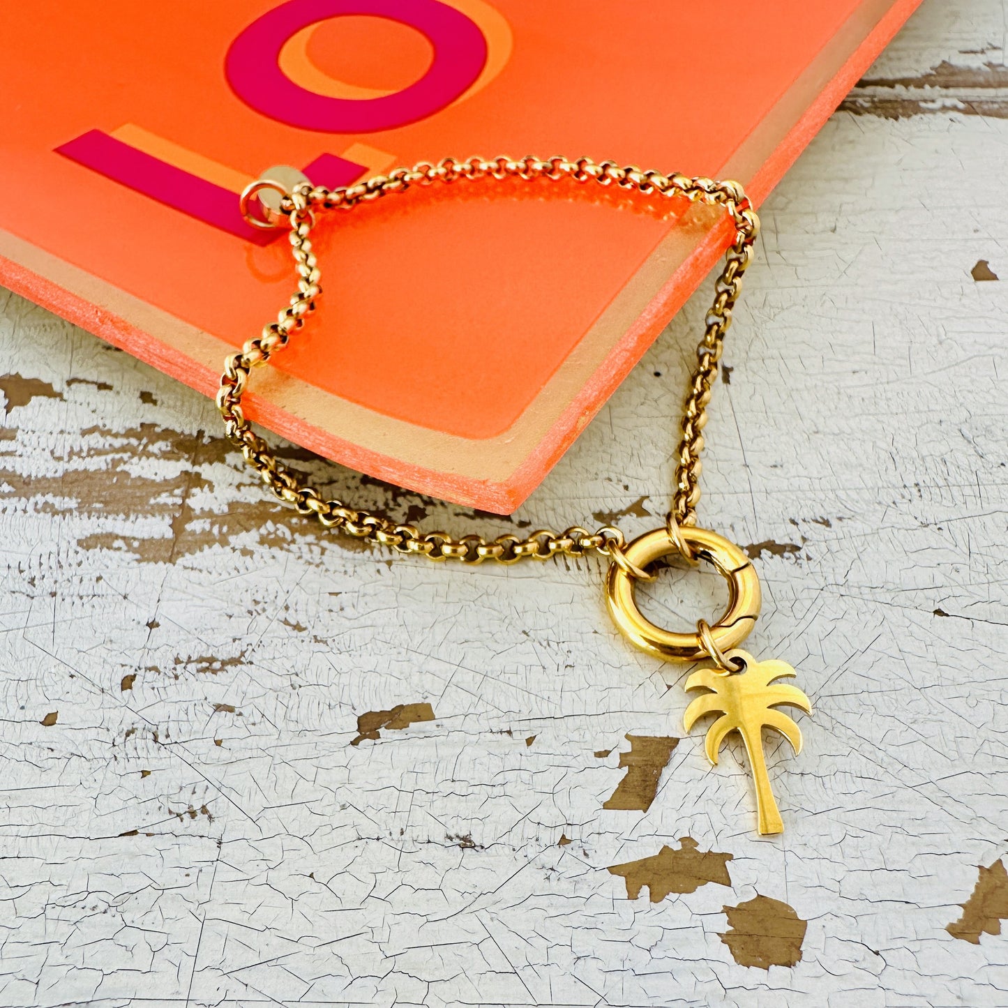 Charmarmband mit Palme