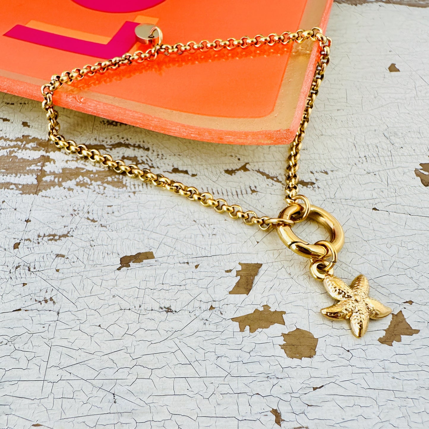 Charmarmband mit Seestern