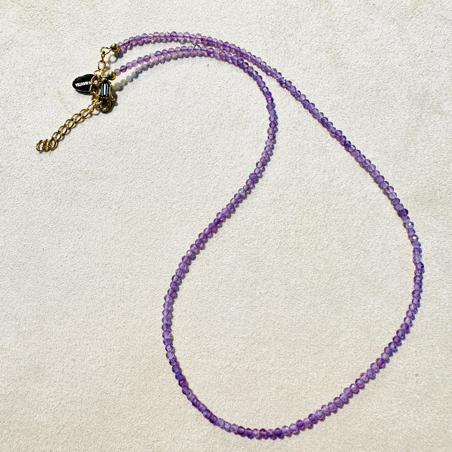 Tiny Treasure - Edelsteinkette Amethyst