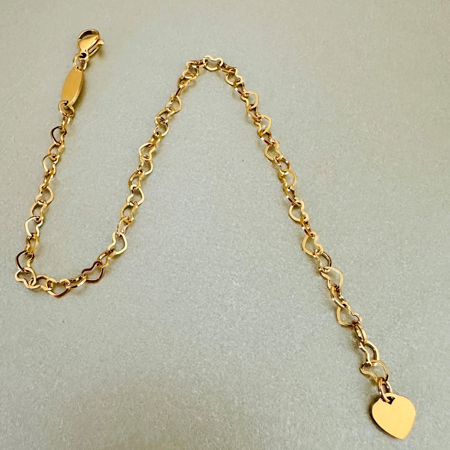 Herz an Herz - Fusskettchen