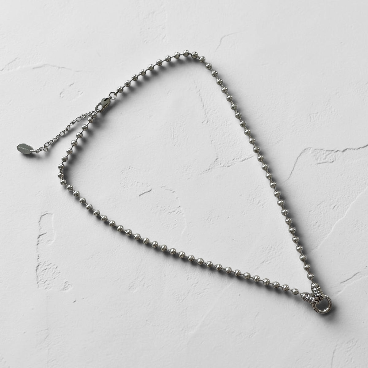 Kugelkette mit Rundkarabiner – Edelstahl von meinmantra – Ansicht 7