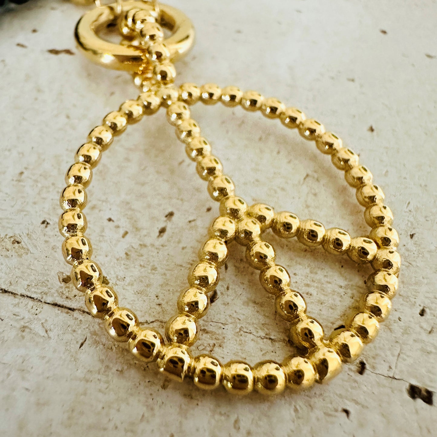 "Peace" mit Spinell Edelsteinkette