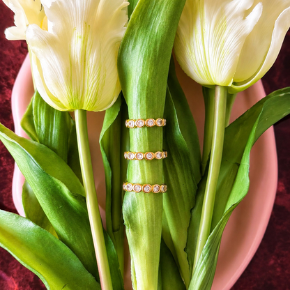 Tennisring mit CZ Zirkonia