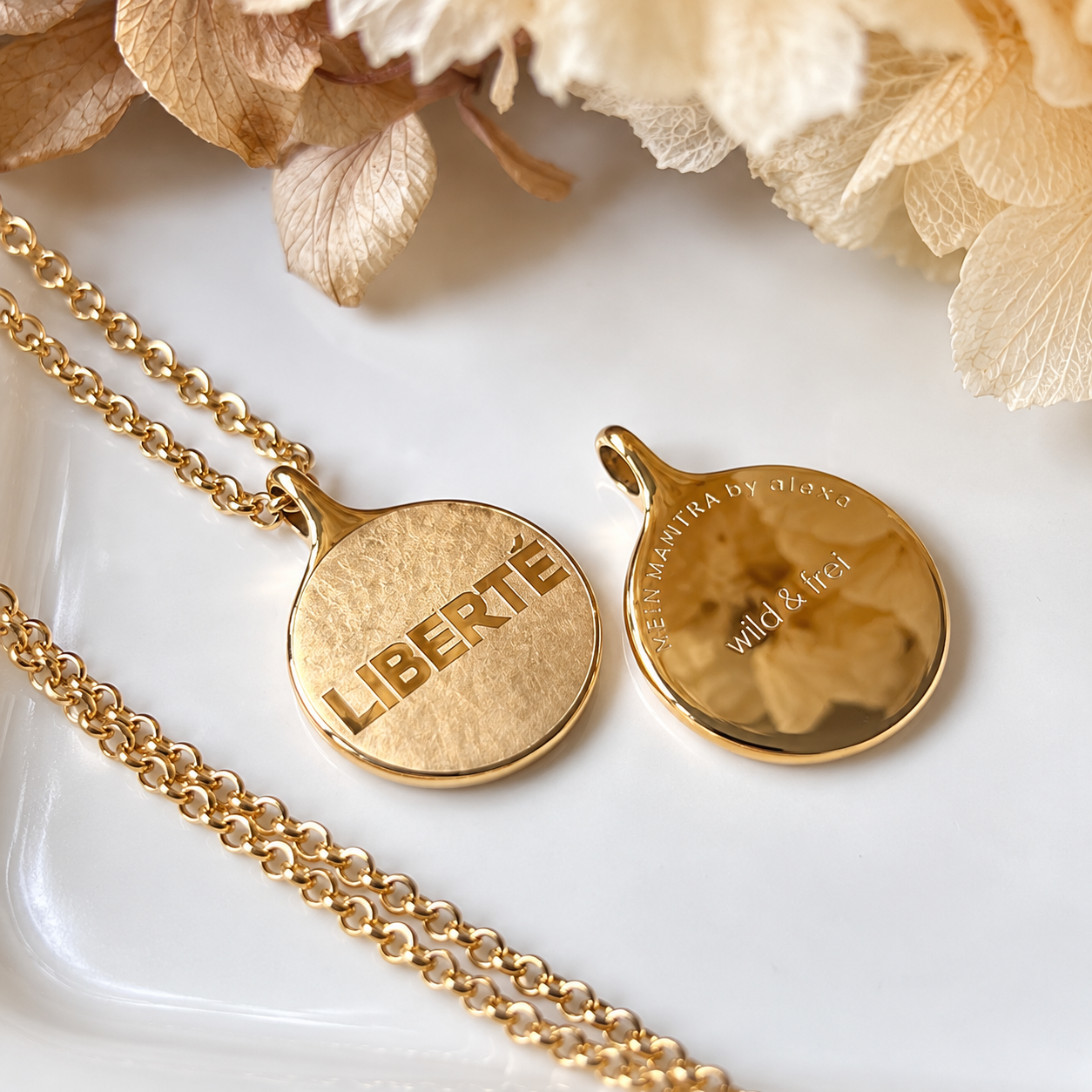 SOULWORDS Kette – LIBERTÉ - wild & frei
