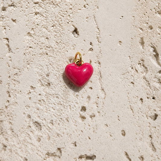 Bunter Bubble Herz Charm