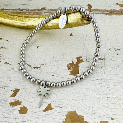 Kugelarmband mit Palme