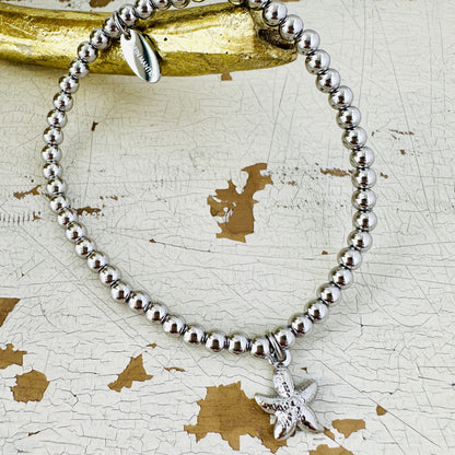 Kugelarmband mit Seestern