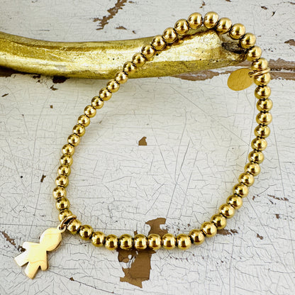 Kugelarmband mit Junge