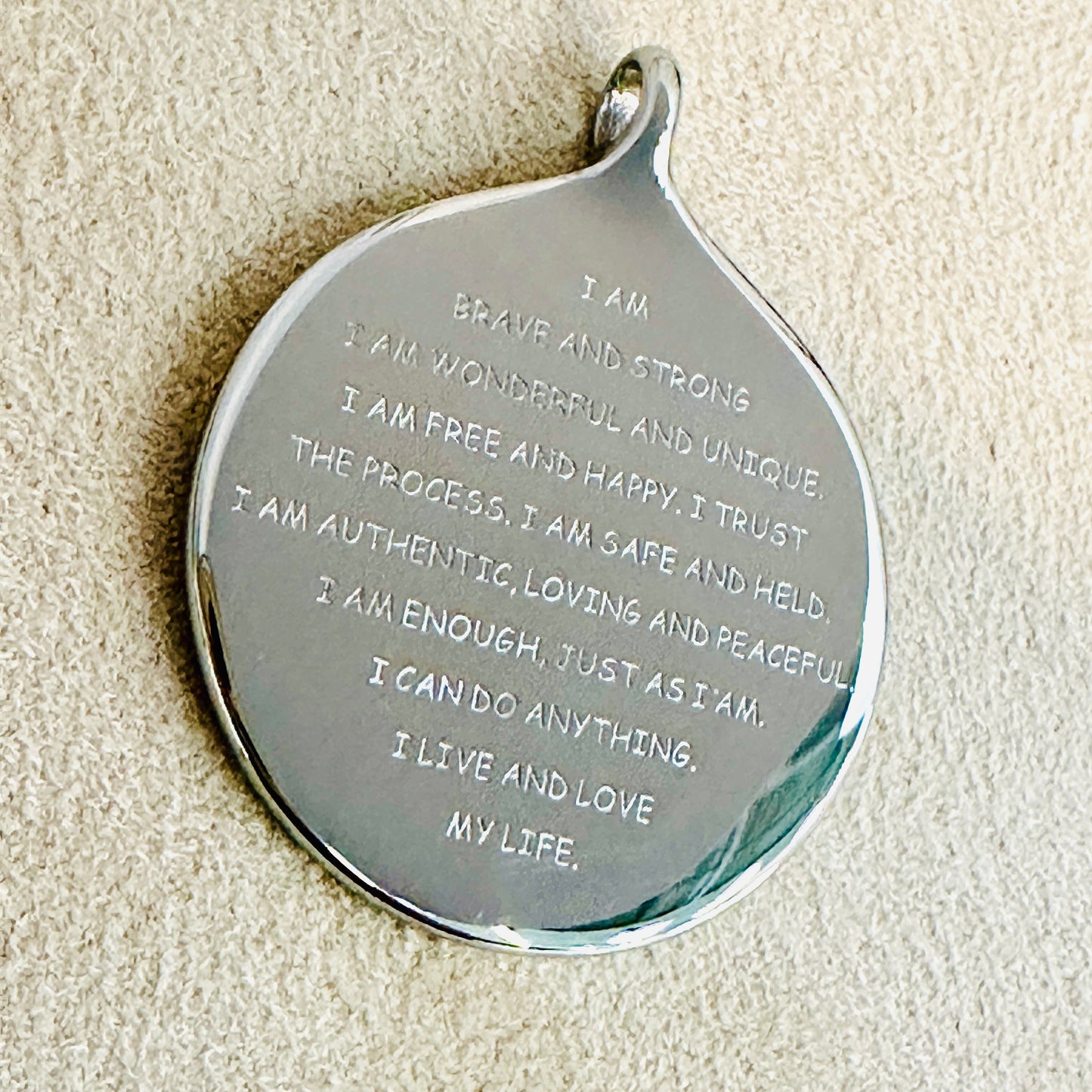 Liebeserklärung an Dich "I AM..." Anhänger- Englisch