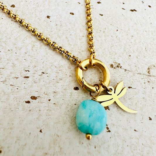 Edelsteincharm Amazonite
