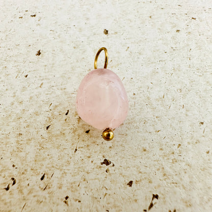 Edelsteincharm Rosenquarz