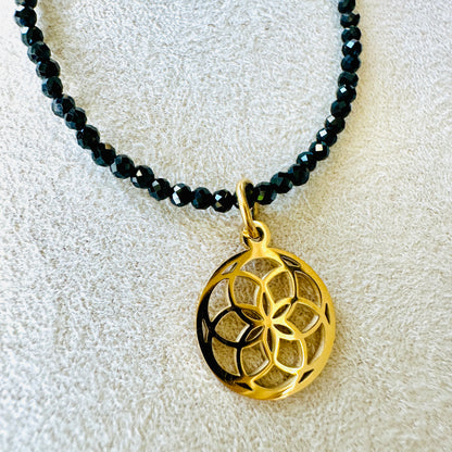 Edelsteinkette Spinell