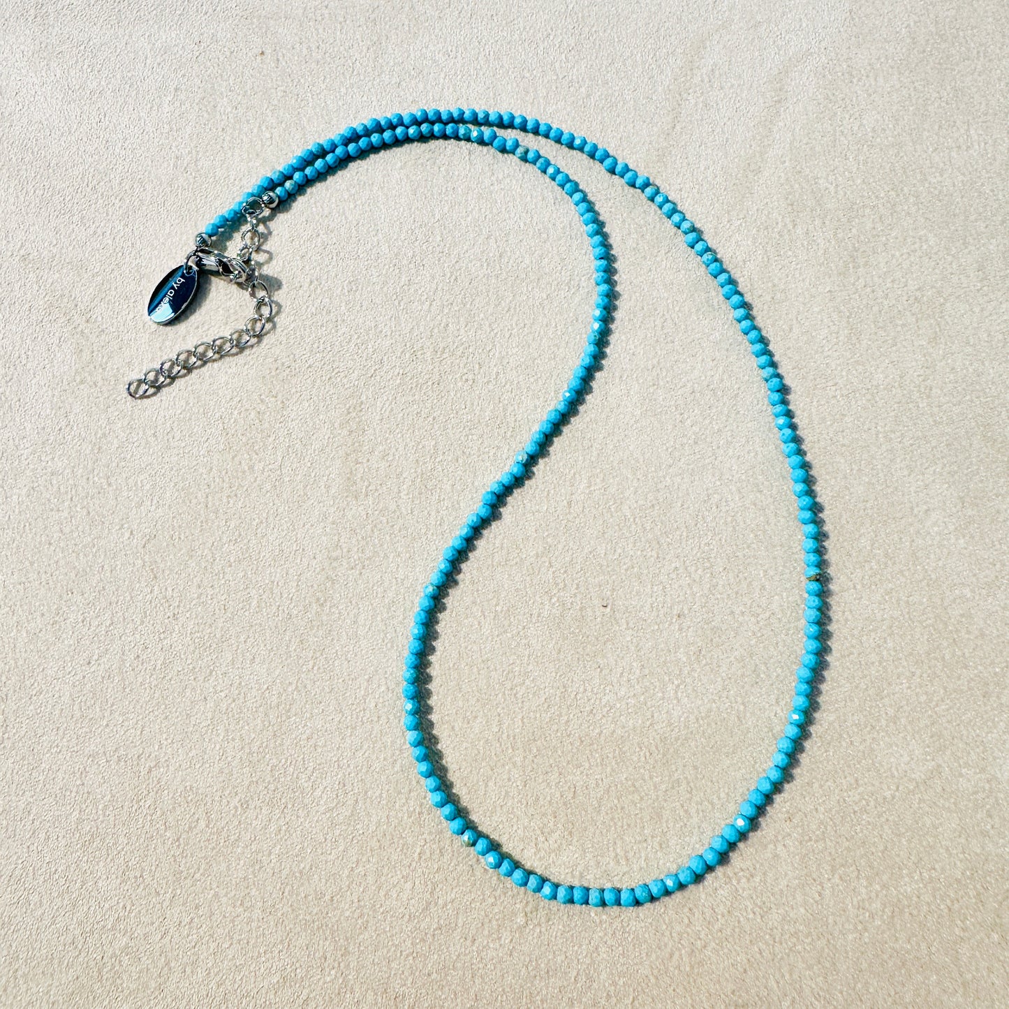 Tiny Treasure - Edelsteinkette Türkis