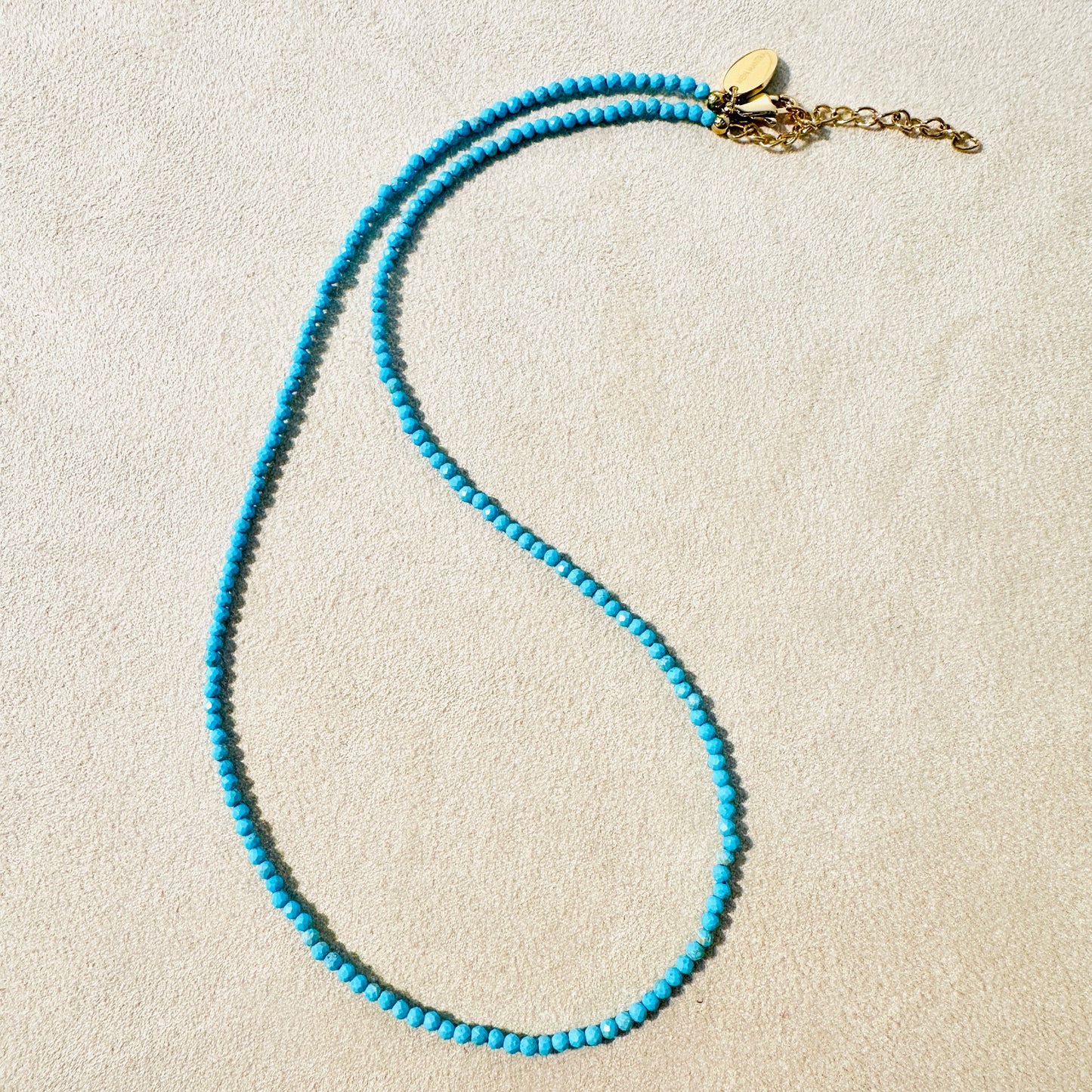 Tiny Treasure - Edelsteinkette Türkis