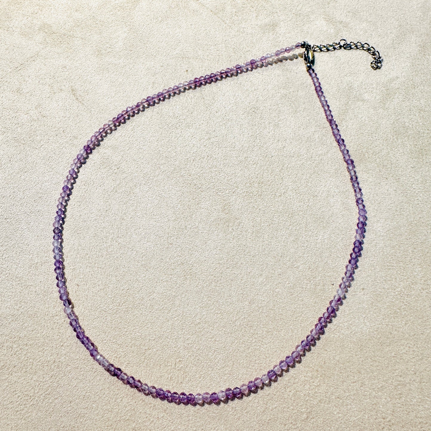 Tiny Treasure - Edelsteinkette Amethyst