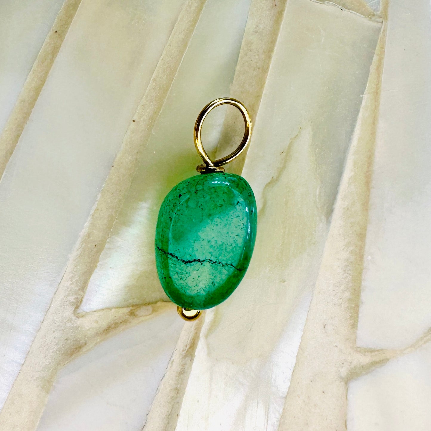 Edelsteincharm Geburtsstein Mai - Aventurin