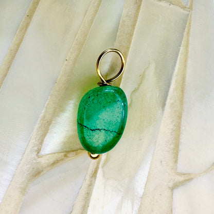 Edelsteincharm Geburtsstein Mai - Aventurin