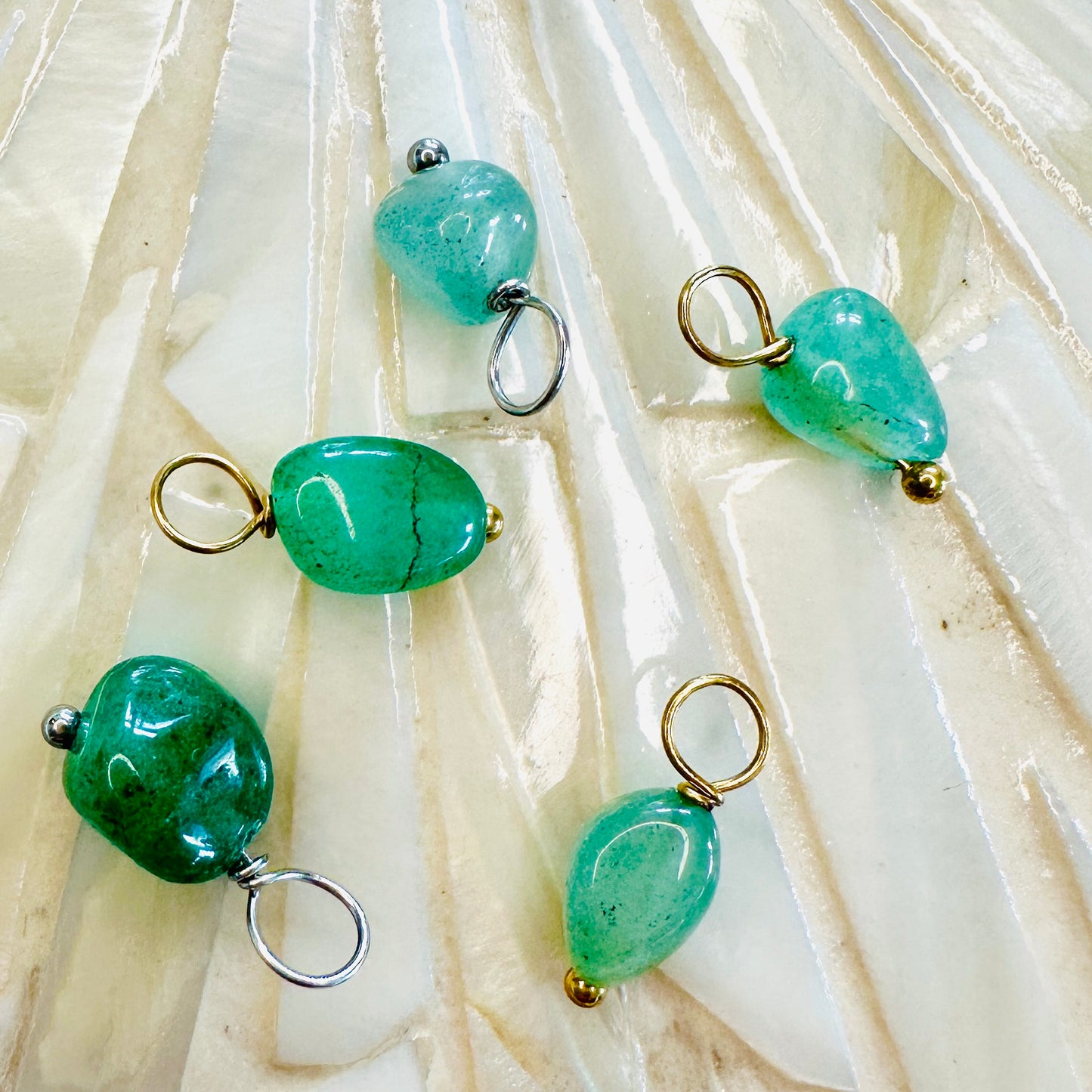 Edelsteincharm Geburtsstein Mai - Aventurin