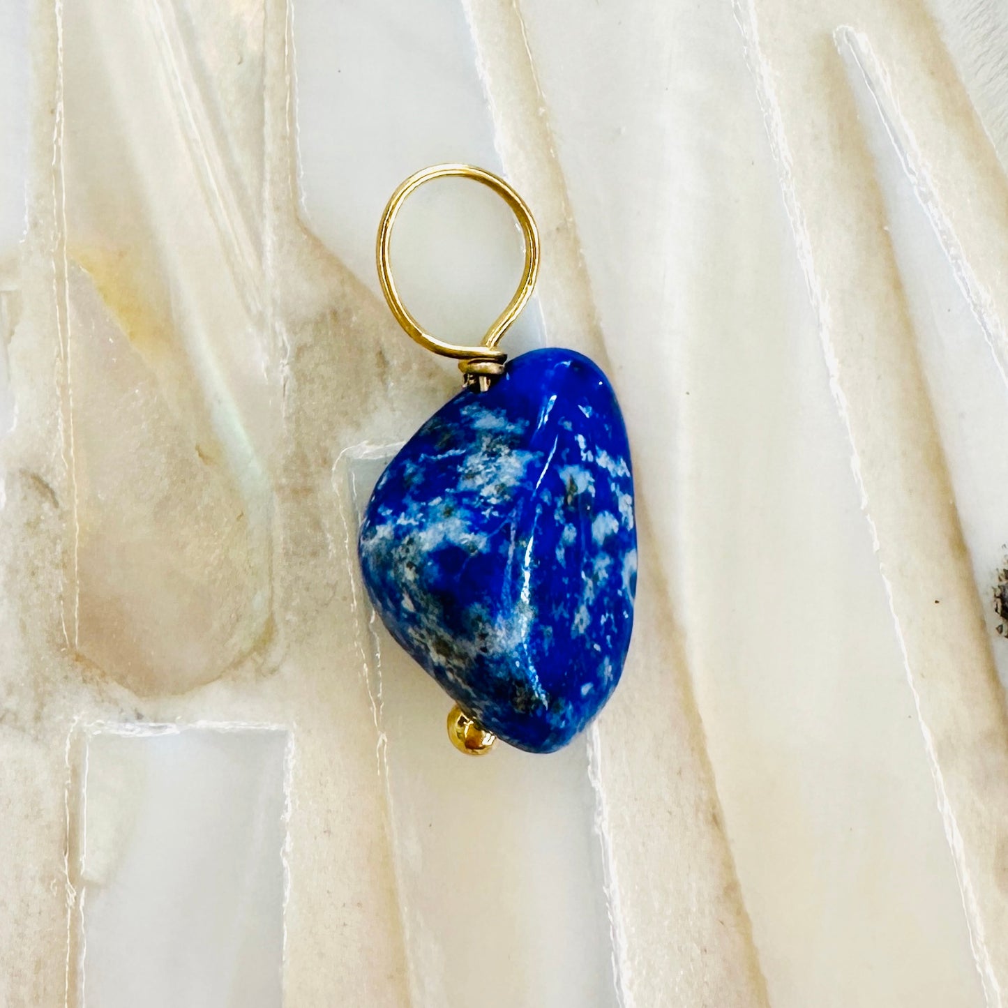 Edelsteincharm Geburtsstein September - Lapislazuli