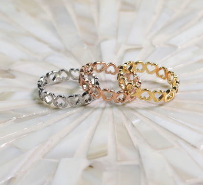 HERZ an HERZ Ring