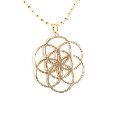 Seed of Life Anhänger mit Kugelkette
