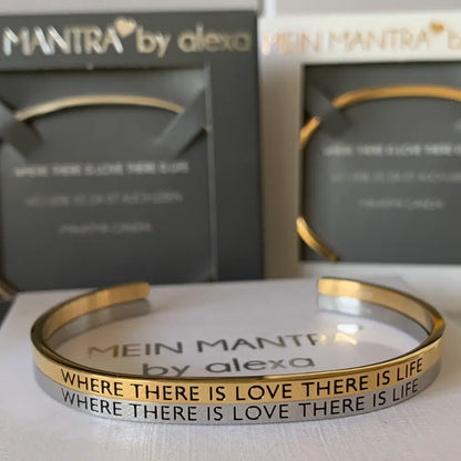 MANTRAARMREIF - WHERE THERE IS LOVE THERE IS LIFE