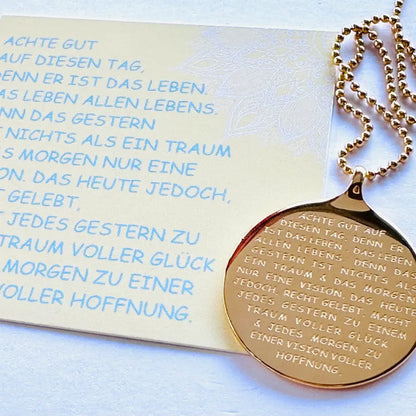 RUMI "ACHTE GUT"-Anhänger
