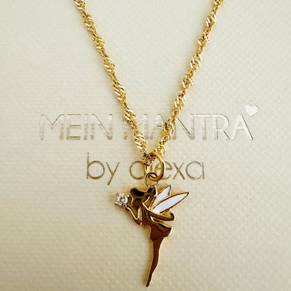 Fee mit Wellen Kette
