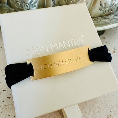 Feel Free 2. 0 Armband - ICH BIN GENUG – Edelstahl von meinmantra – Ansicht 2