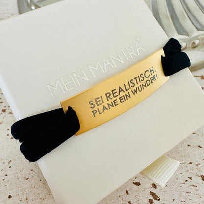 Feel Free Armband - SEI REALISTISCH. PLANE EIN WUNDER.