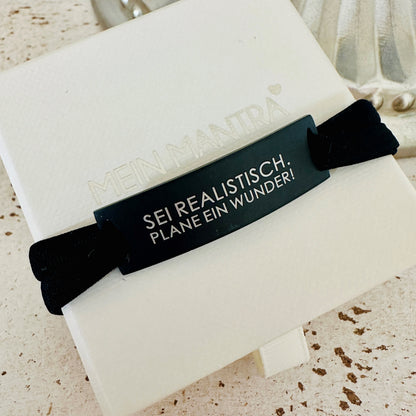 Feel Free Armband - SEI REALISTISCH. PLANE EIN WUNDER.