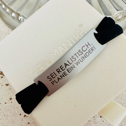 Feel Free Armband - SEI REALISTISCH. PLANE EIN WUNDER.
