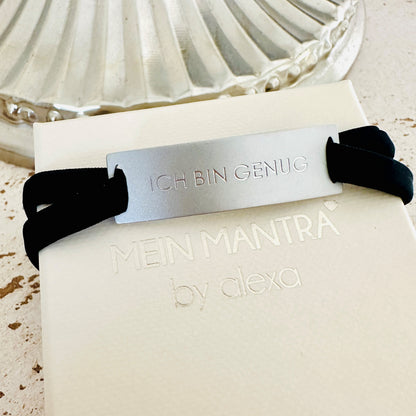 Feel Free 2. 0 Armband - ICH BIN GENUG – Edelstahl von meinmantra – Ansicht 1