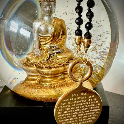 Liebeserklärung an Dich "ICH BIN..." mit Spinell Edelsteinkette