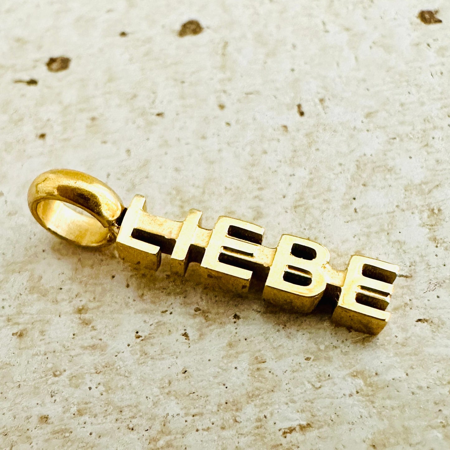 Charmkette mit Karabiner - LIEBE & Geburtstein Juni Charm