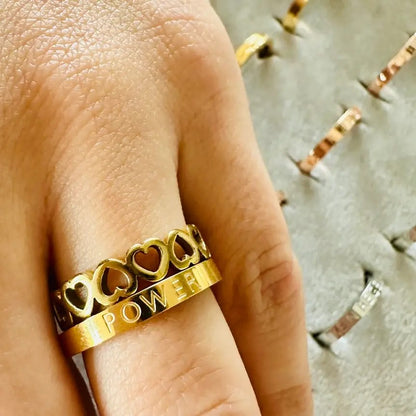 HERZ an HERZ Ring
