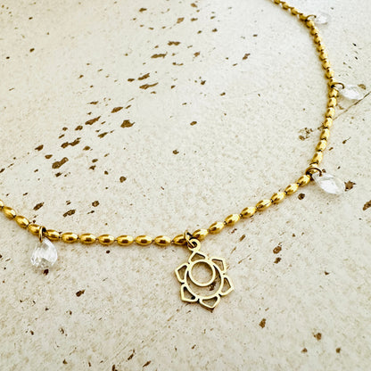 Olivenkette "Shine Bright"  CZ Zirkonia und versch. Anhänger